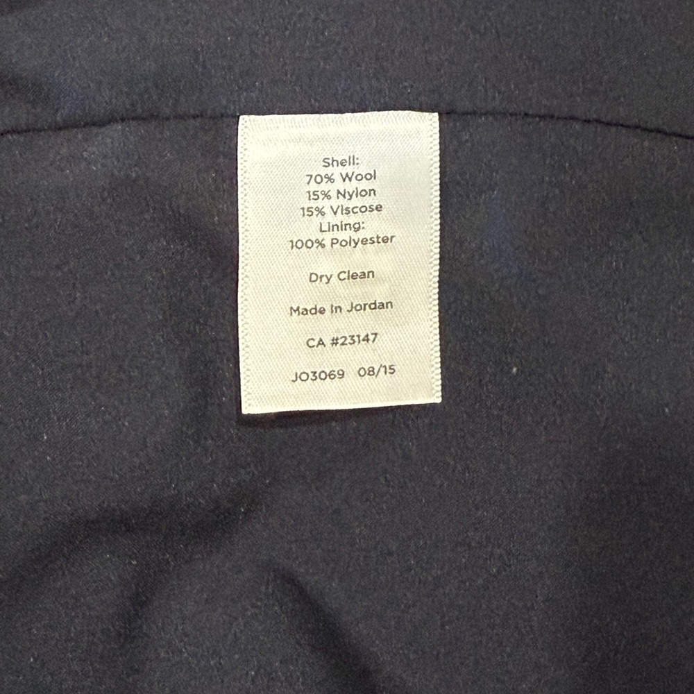 Talbots Womens Green Navy Plaid Wool Blend Pencil Skirt Size 8 Black Watch Posh - Picture 5 of 9